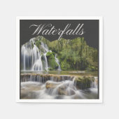 Bergwatervallen Reizen Servet (Voorkant)