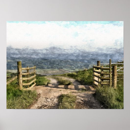 BERGWEG POSTER (Voorkant)