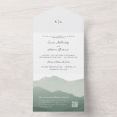 Bergweide Weddenschap All In One Uitnodiging (Binnen)