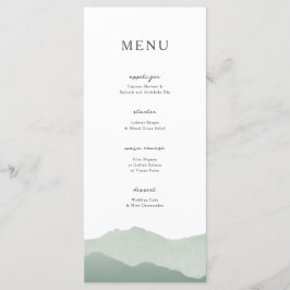 Bergweide Weddenschap Menu