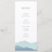 Bergweide Weddenschap Menu (Voorkant)