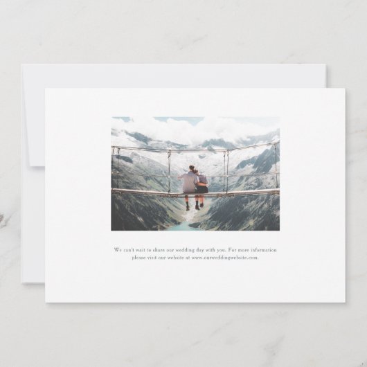 Bergweide Weddenschap Save The Date (Achterkant)