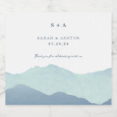 Bergweide Weddenschap Sparkling Wijnetiket (Enkel label)