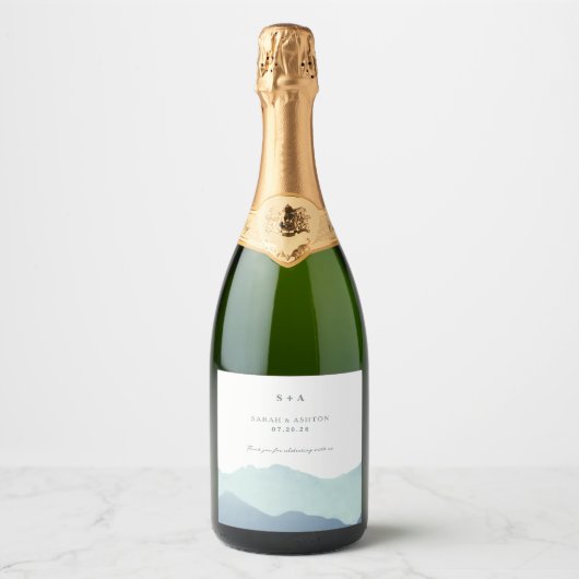 Bergweide Weddenschap Sparkling Wijnetiket (Voorkant)