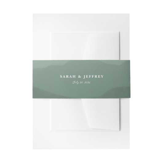 Bergweide Weddenschap Uitnodigingen Wikkel (Voorkant Voorbeeld)