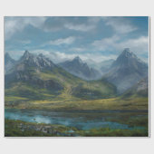 Bergweiden Cadeaupapier (Vlak)