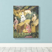 Bergweiden Canvas Afdruk (Insitu (Houten vloer))