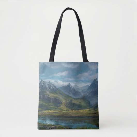 Bergweiden Tote Bag (Voorkant)