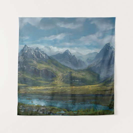 Bergweiden Wandkleed (Voorkant)