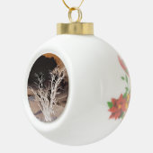 BERGWINTER KERAMISCHE BAL ORNAMENT (Rechts)