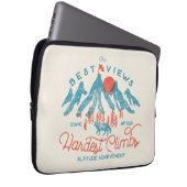 bergwolf klimmen wandelen buiten laptop sleeve (Voorkant Rechts)