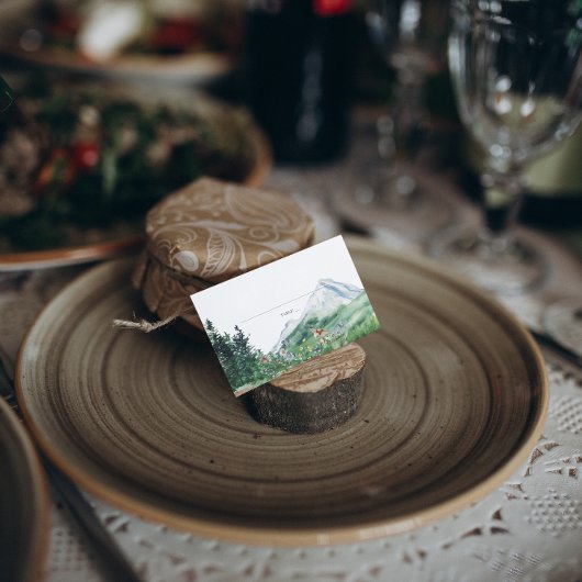 Bergwoudbloem | Weddenschapskaart Visitekaartje