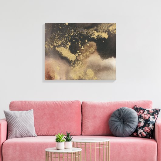 Bergzeeluinen Canvas Afdruk (Insitu (Woonkamer))