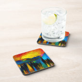 Bergzonsondergang Bier Onderzetter (Rechterzijde)
