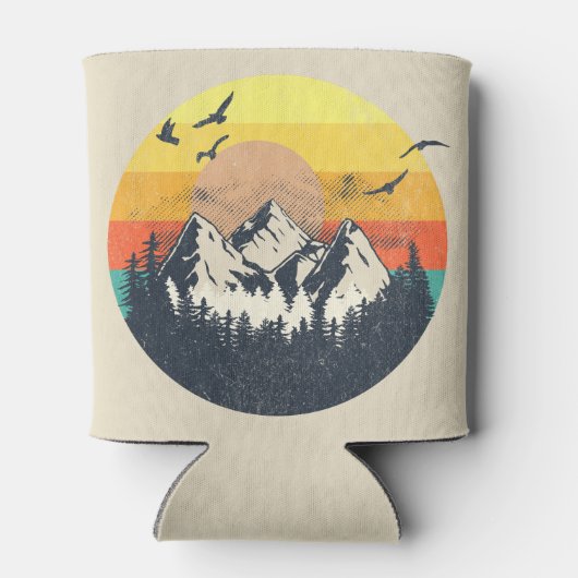 Bergzonsondergang Blikjeskoeler (Achterkant)