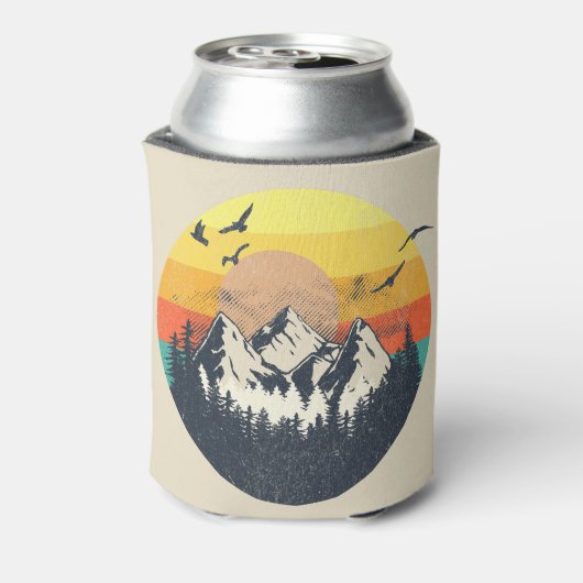 Bergzonsondergang Blikjeskoeler (Blikje Achterkant)