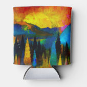 Bergzonsondergang Blikjeskoeler (Voorkant)