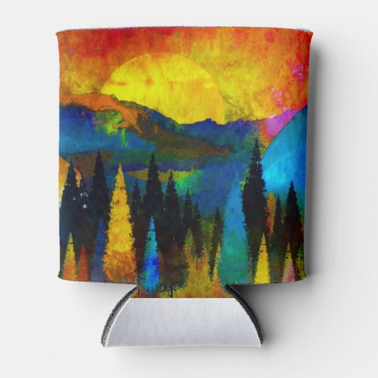 Bergzonsondergang Blikjeskoeler (Voorkant)