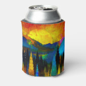 Bergzonsondergang Blikjeskoeler (Blikje Achterkant)