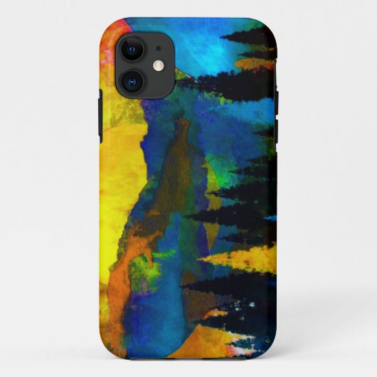 Bergzonsondergang Case-Mate iPhone Case (Achterkant)