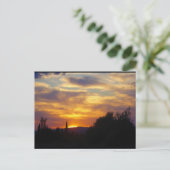 Bergzonsondergang Landschap Briefkaart (Staand voorkant)