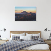 Bergzonsondergang Landschapsfoto Indonesië Canvas Afdruk (Insitu (Slaapkamer))