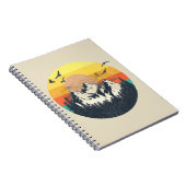 Bergzonsondergang Notitieboek (Rechterzijde)