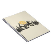 Bergzonsondergang Notitieboek (Rechterzijde)