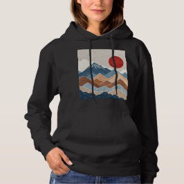 Bergzonsondergang Schoonheid Hoodie