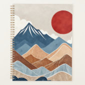 Bergzonsondergang Schoonheid Planner (Voorkant)