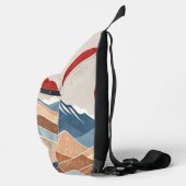 Bergzonsondergang Schoonheid Sling Bag (Rechts)