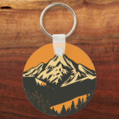  bergzonsondergang sleutelhanger (Voorkant)
