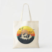 Bergzonsondergang Tote Bag (Voorkant)