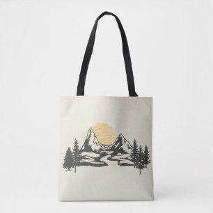 Bergzonsondergang Tote Bag