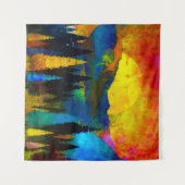 Bergzonsondergang Wandkleed (Voorkant (horizontaal))