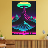 bergzuiger canvas afdruk (Insitu (Woonkamer))