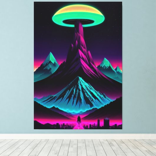 bergzuiger canvas afdruk (Insitu (Houten vloer))