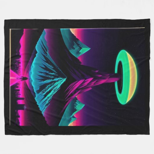 bergzuiger fleece deken (Voorkant (Horizontaal))