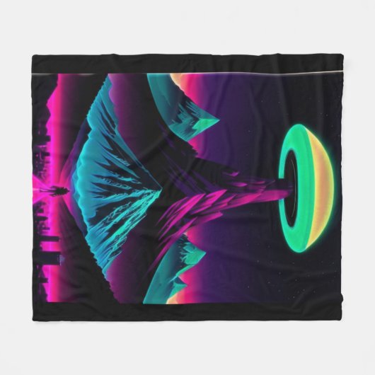 bergzuiger fleece deken (Voorkant (Horizontaal))