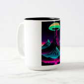 bergzuiger tweekleurige koffiemok (Voorkant links)