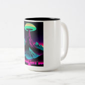 bergzuiger tweekleurige koffiemok (Voorkant rechts)