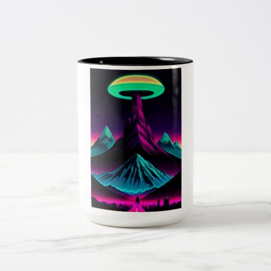 bergzuiger tweekleurige koffiemok (Center)