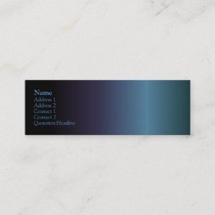 Beribbed-profielkaart Mini Visitekaartje