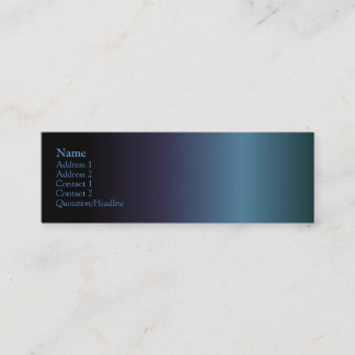 Beribbed-profielkaart Mini Visitekaartje