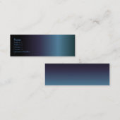 Beribbed-profielkaart Mini Visitekaartje (Voorkant / Achterkant)