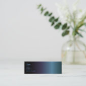 Beribbed-profielkaart Mini Visitekaartje (Staand voorkant)