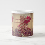 Beribboned Holiday Candle Grote Koffiekop (Voorkant)