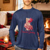 Beribboned Holiday Candle Tri-Blend Shirt