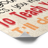 Bericht aan alle Poster van de klas van studenten (Hoek)