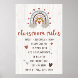 Bericht aan alle studenten Poster voor klaslokaal